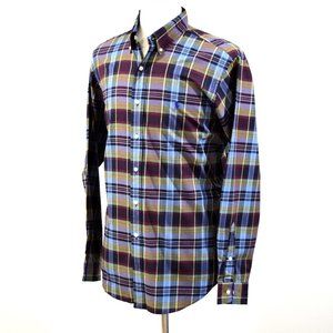 Ralph Lauren Classic Fit Button-Up Plaid Shirt - L